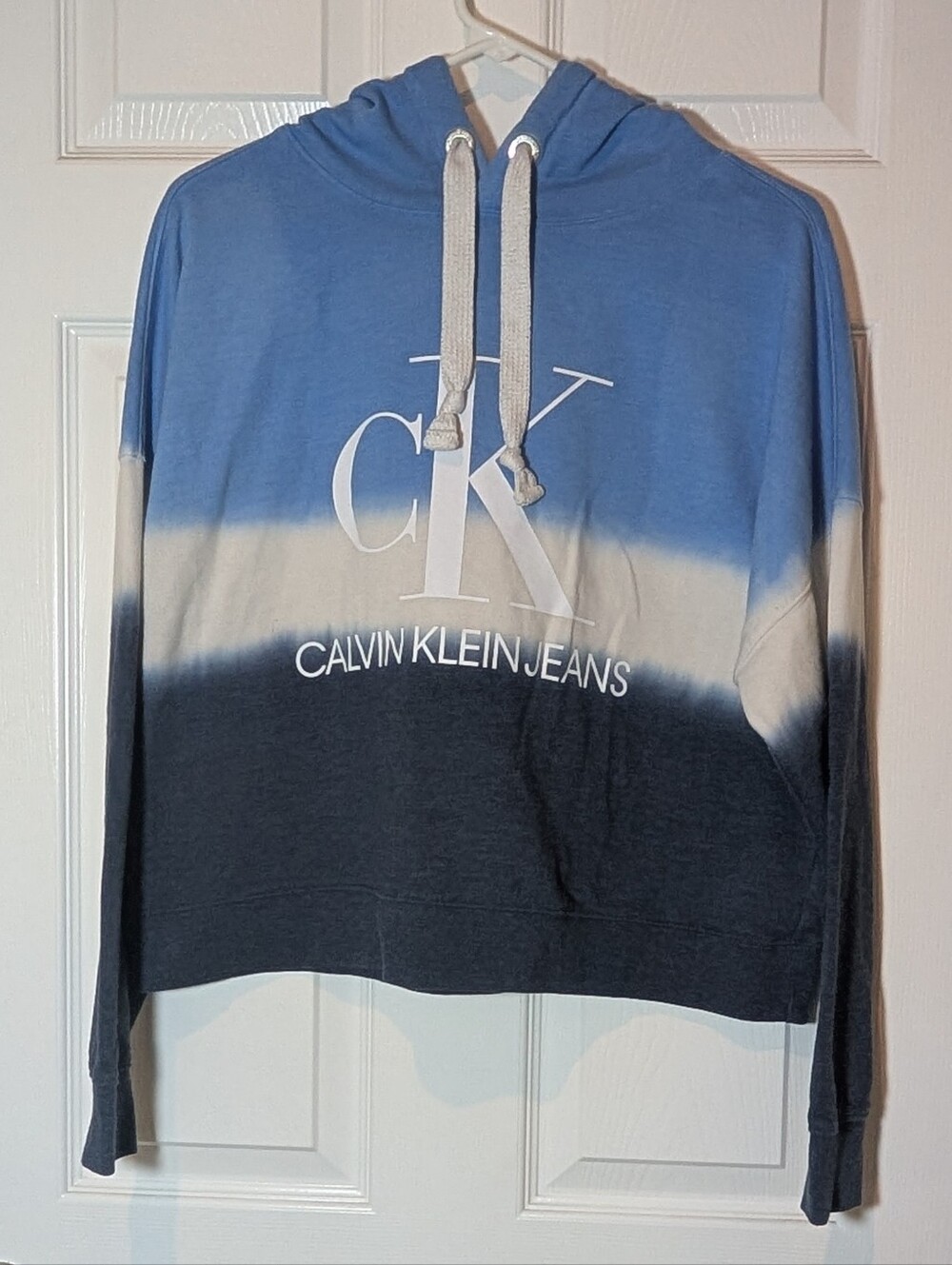 Calvin Klein Jeans Blue Ombre Pullover Hoodie Sweater